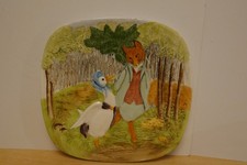 14A - Beswick Scenes from Beatrix Potter Plate 1st Edition 1979, Boxed