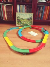 1950s Tippco TCO Tin Wind-up Raceway Tinplate Mercedes Auto Union Racer w/ O Box