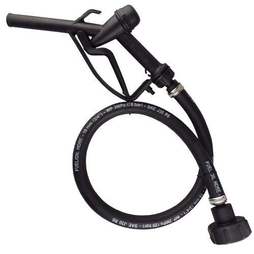 Fuel gun nozzle set with - gun, 3/4"