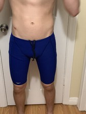 Speedo Fastskin FS-PRO jammer swimsuit racing technical techsuit mens boys 30 32