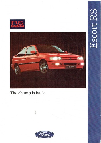 Ford escort mk5 rs2000 - escort,
