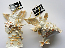 Dove hanging Christmas ornament "Our 1st Christmas together"