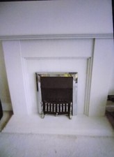 Stone Fireplace Surround including Base - Cream - Heavy