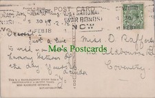 Genealogy Postcard - Rafferty, 115 Aldbourne Road, Coventry, Warwickshire GL1511