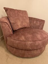 Swivel Chair - Furniture Village Legend Fabric Swivel Chair 
