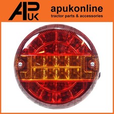 12V Red Amber Round Rear Brake