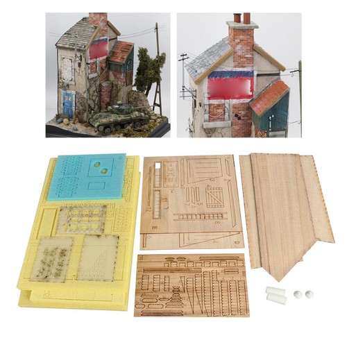 Wooden dioramas building model - building,