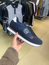 Sergio Tacchini Monza Trainers Maritime Blue/White/Fig - 1450