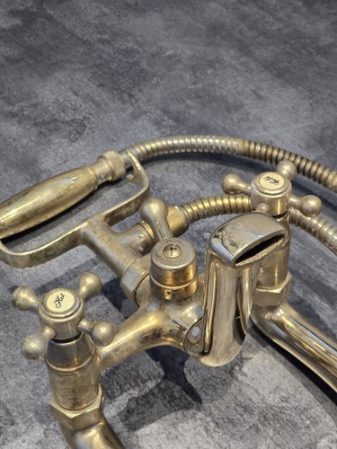 Traditional antique brass bath - antique,