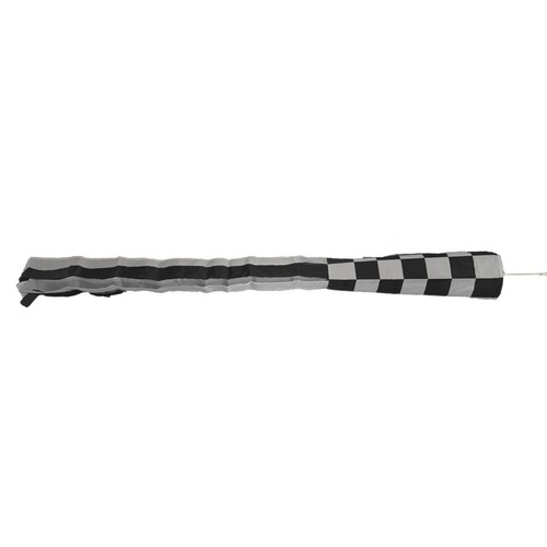 Black and white checkered - black,