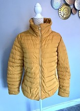 Tokyo Laundry Women’s Mustard Puffer Jacket Size 14 Excellent Condition