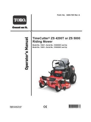 Toro time cutter - time, ride