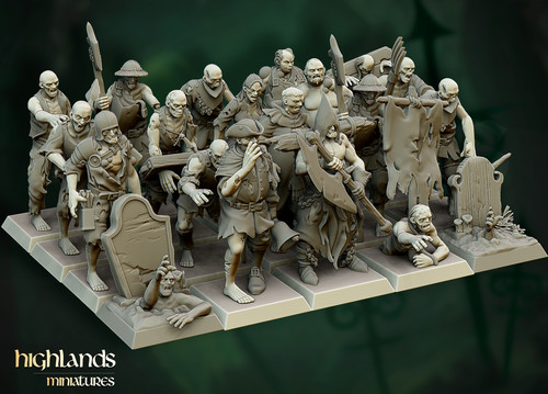 Undead zombies for fantasy - zombies,