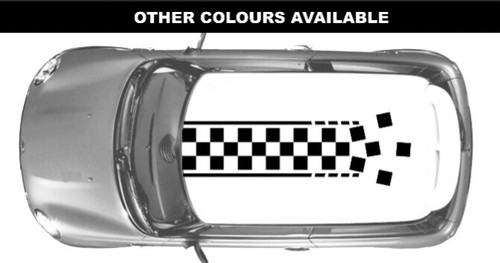 Mini roof checkered racing - roof,