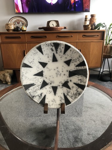 Vintage studo pottery charger - vintage,