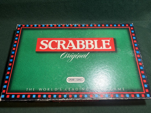 Vintage spear games - vintage, scrabble