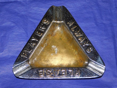 Pub ashtray players - ashtray, metal