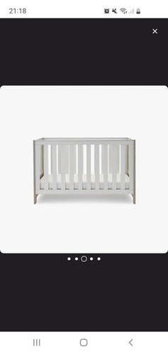 Obaby nika grey - grey/white, bed