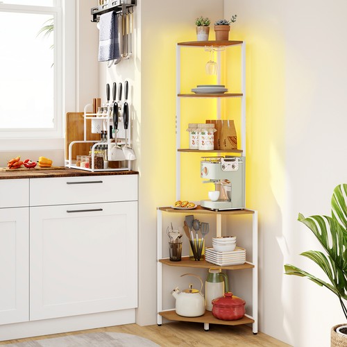 Tier corner shelf charging - shelf, w/charging