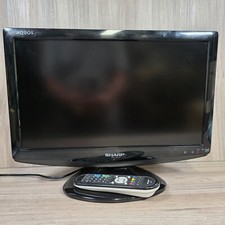 Sharp LC-19D1E-BK 19" HD LCD TV HDMI Black - Excellent Working Condition 