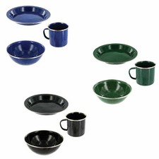 DELUXE ENAMEL BOWL MUG AND