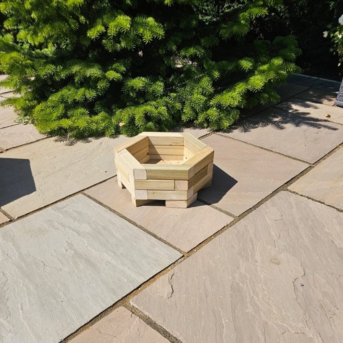 Small hexagonal planter - hexagonal,