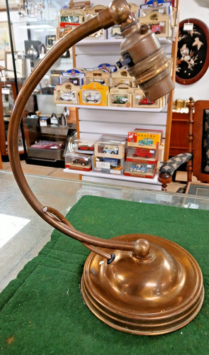 Victorian brass gas wall light - wall,