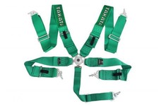 Sports Belts 5p 3" Green Sports Belt - Takata Replica Harness