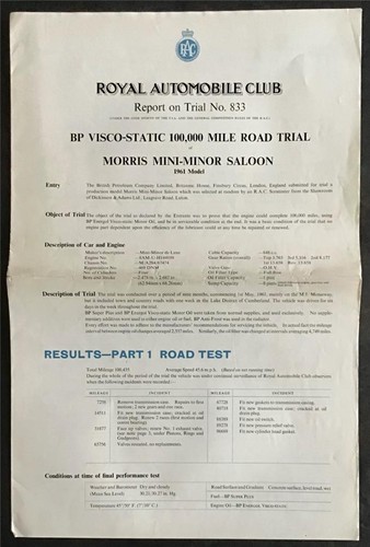 Morris mini minor - minor, saloon