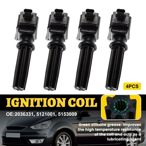 4pcs ignition pencil coil pack - ignition,