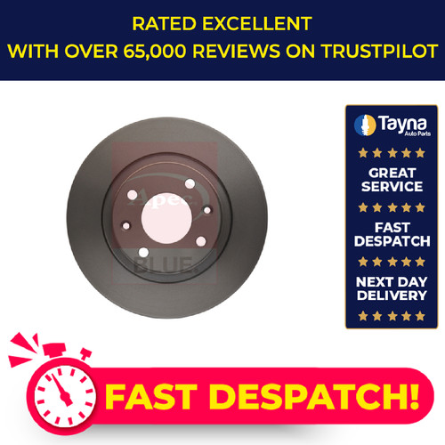 Brake discs pair solid fits - 2x,