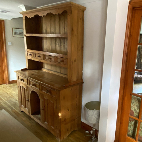 Traditional wood dresser - wood,