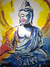 Contemporary Buddha Painting