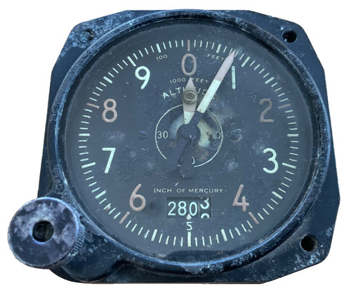 Ww2 usaac aircraft altimeter - ww2,
