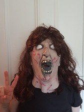 Exorcist Demon Full Face Latex Halloween Mask