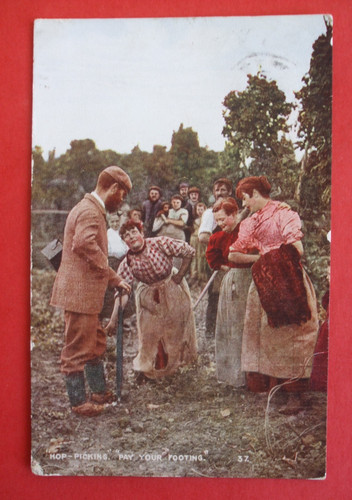 1909 social history - history, postcard