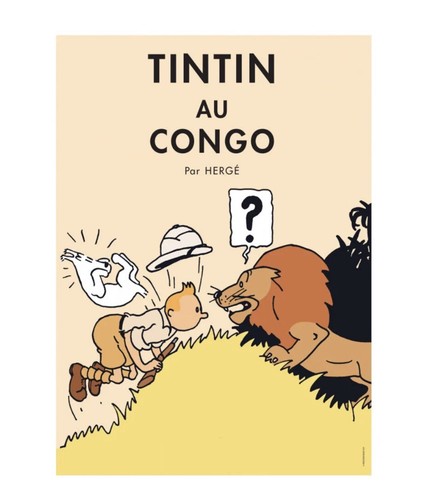 Tintin poster congo - poster, au