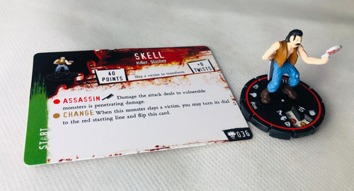 Horrorclix skell 036 red - horrorclix,