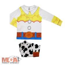 Official Girls Jessie Disney Toy Story Toddler Character Cowgirl Pyjamas 2-6 Yrs