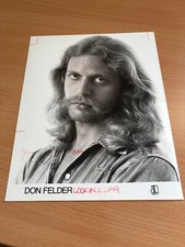 An original publicity print of Don Felder, the Eagles, date unknown.