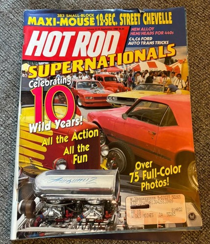 Hot rod magazine september - rod,