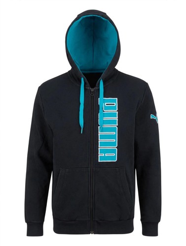 Puma zip hoodie black - hoodie, /