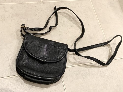 Ugg black leather hand bag - leather,