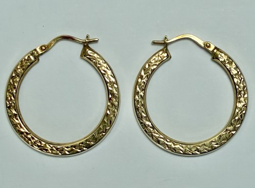 9ct yellow gold - “9ct, pair