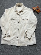 Zara Womens Cream Corduroy