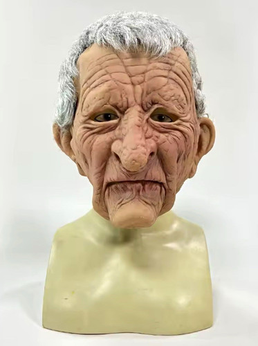 Realistic old man - latex, mask