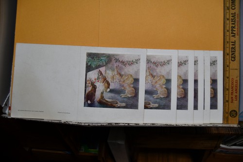 Vintage lot christmas cards - lot,