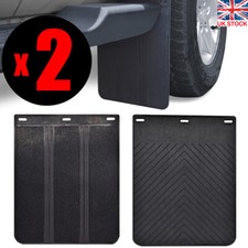 2X UK Rubber Mud Flaps Mudflaps Splash Guards Universal Car Truck Van Pickup 4X4