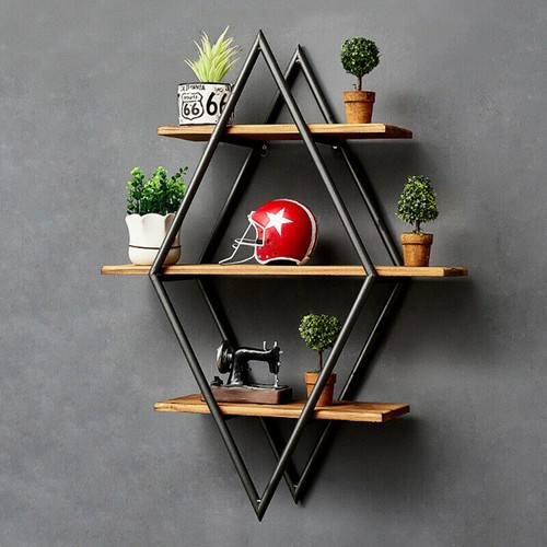 Tier rustic wood shelves - 3,