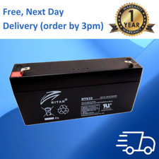 CLU10 & CLU11 Clulite Torch Battery - Rechargeable  AGM, Fully Sealed